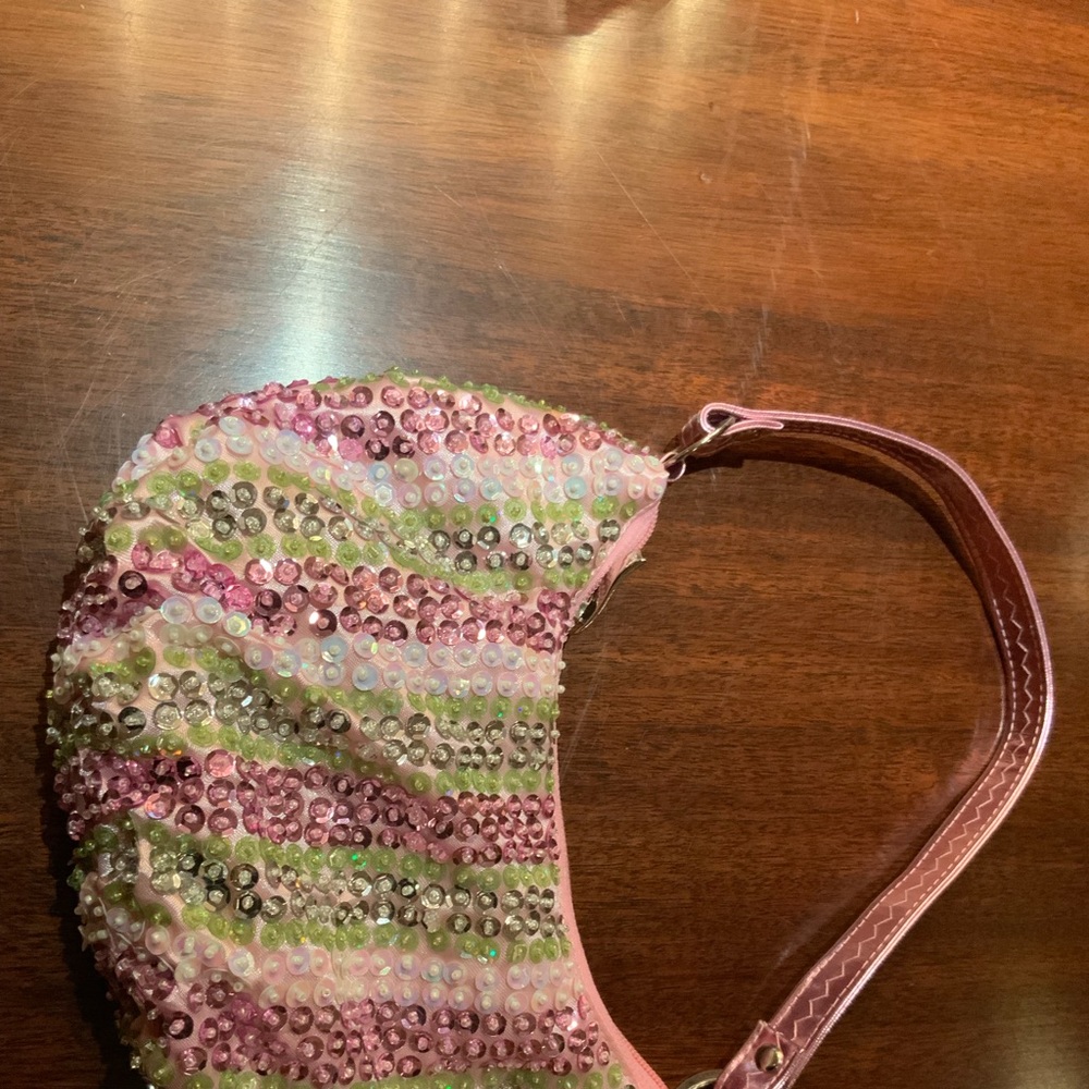 Sequin handbag